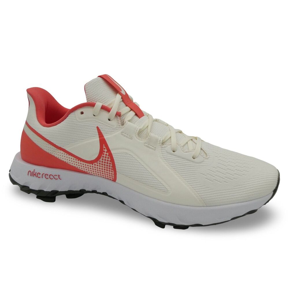 Nike React Infinity Pro Men's 13 Golf Shoes White Magic Ember Spiked CT6620-104